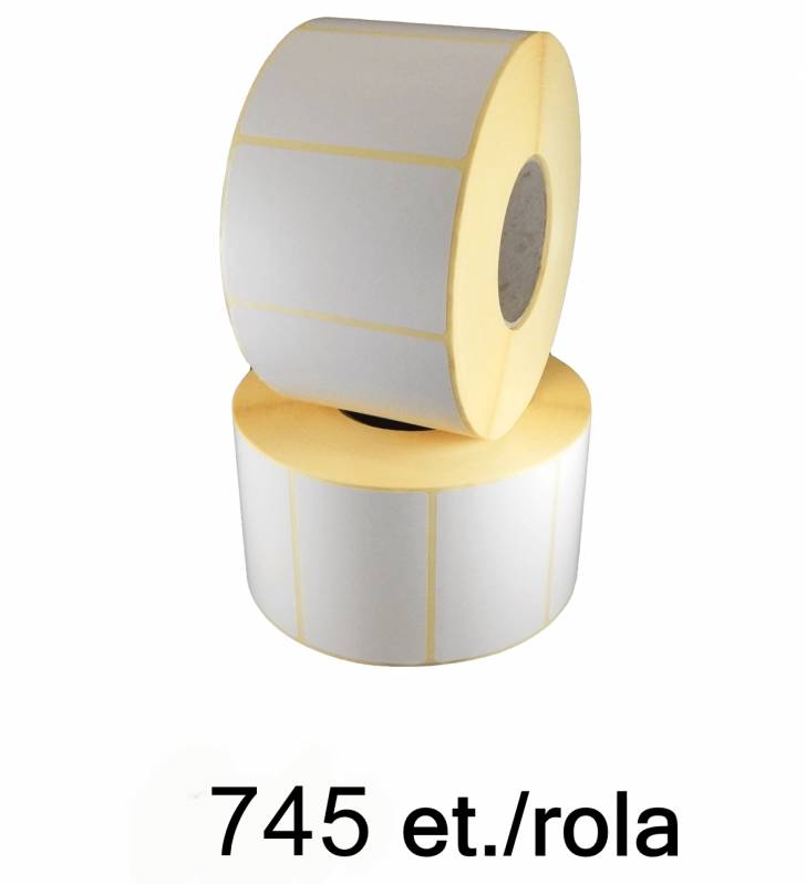 Rola etichete semilucioase ZINTA 58x52mm, 745 et./rola