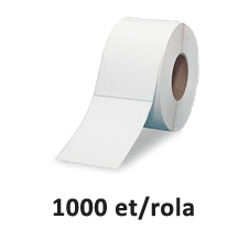 Rola etichete semilucioase ZINTA detasabile cu perfor 100x150mm