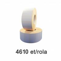 Halbglänzende Etikettenrolle ZINTA 60x30mm, 4610 St./Rolle