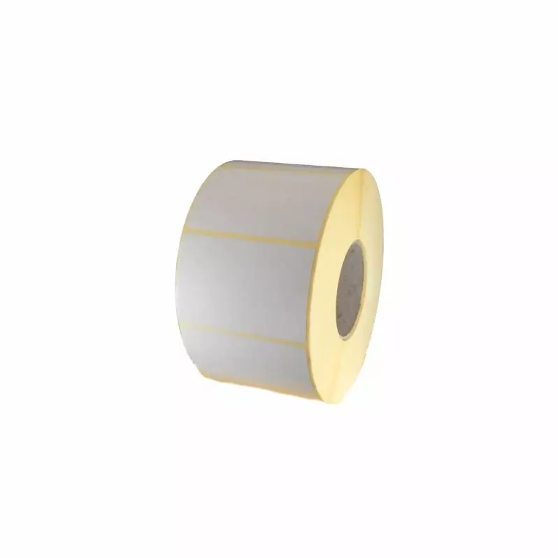 Rola etichete de plastic ZINTA albe 50x30mm, 1000 et./rola