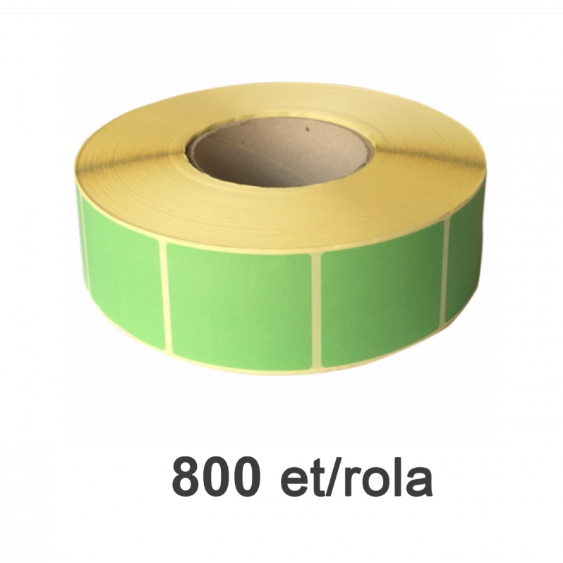 Rola etichete termice ZINTA verzi 148x210mm A5, 800 et./rola