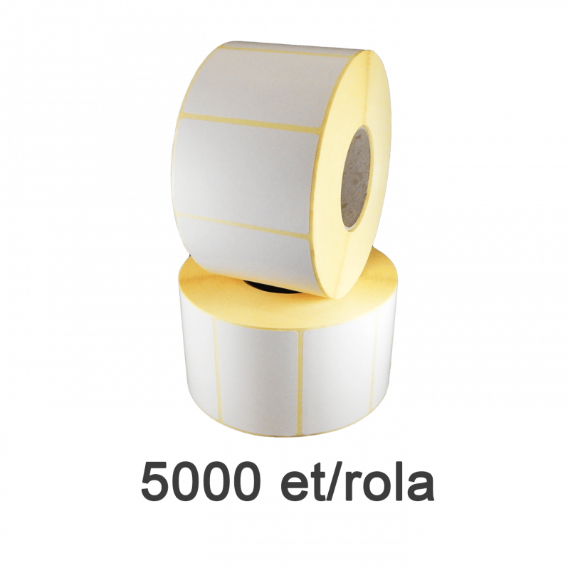 Rola etichete semilucioase ZINTA 45x32mm, 5000 et./rola