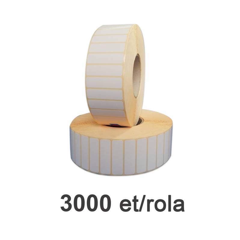 Rola etichete termice ZINTA 50x15mm, 3000 et./rola