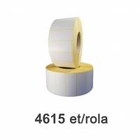 Rouleau d'étiquettes semi-brillantes ZINTA 70x30mm, 4615 pcs/rouleau