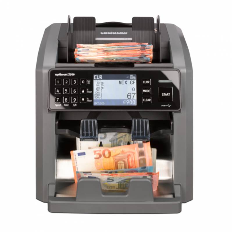 Masina de numarat bancnote Ratiotec Rapidcount X500