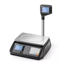 Cantar Selirom S300LM, 6/15kg comercial, suport afisaj, negru