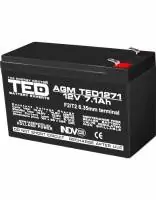 Acumulatorul stationar TED AGM VRLA 12V 7.1A