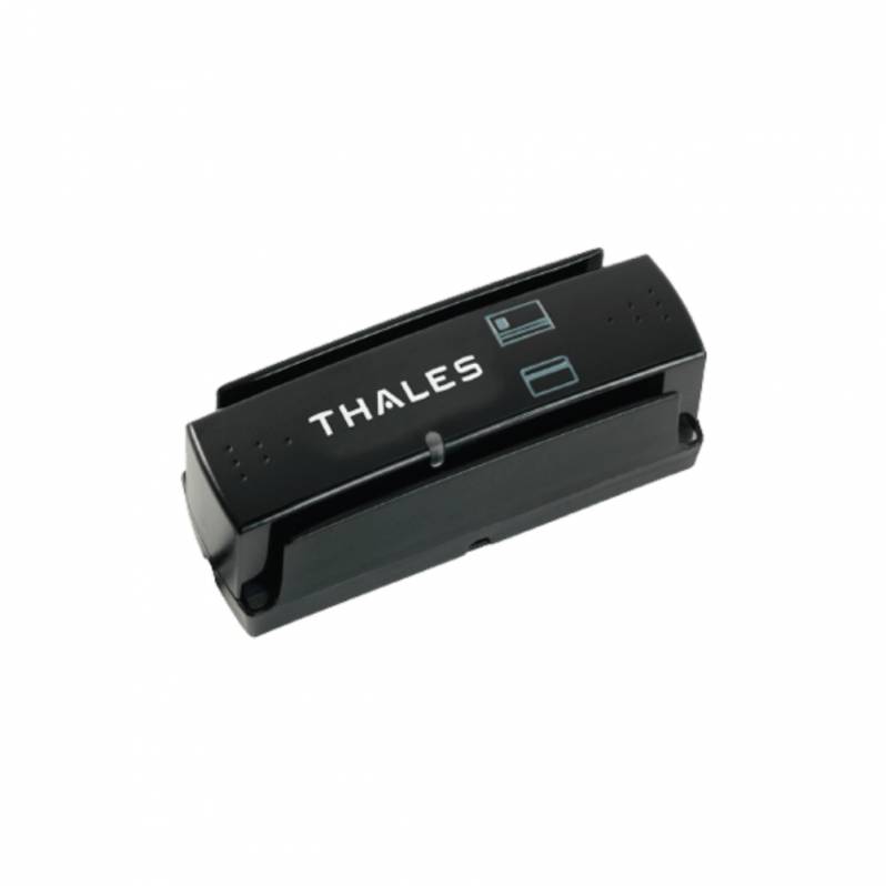 Scanner acte de identitate Gemalto Thales MRZ CR100M, tip swipe, dublu