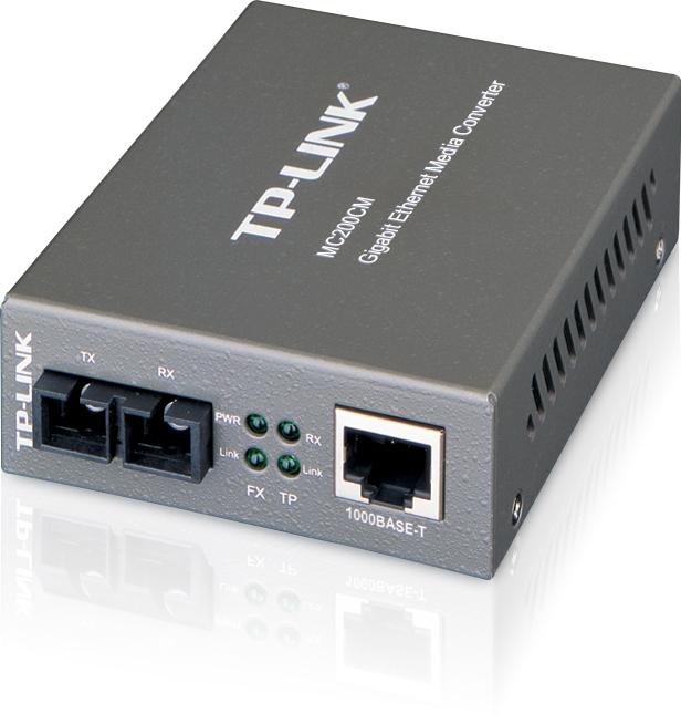 Switch media convertor TP-Link, 2 porturi