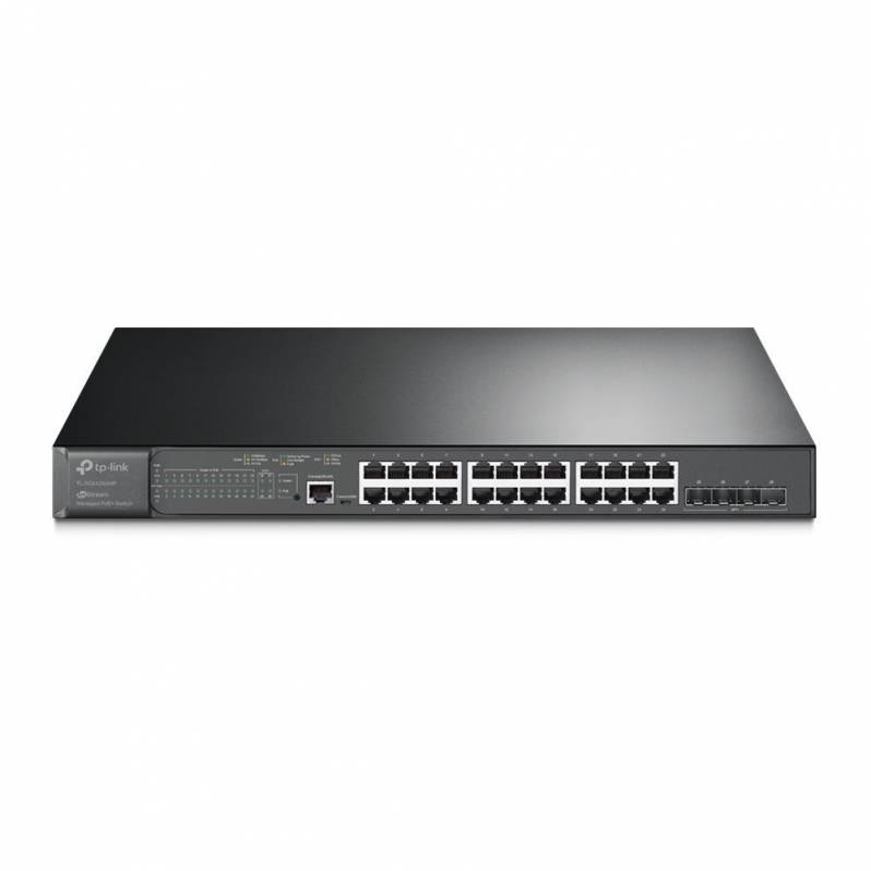 Switch TP-Link TL-SG3428XMP cu management L2, 24 Porturi, 4x SFP