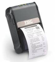 Tragbarer Etikettendrucker TSC Alpha-2R, 203 DPI, Wi-Fi, USB, schwarz