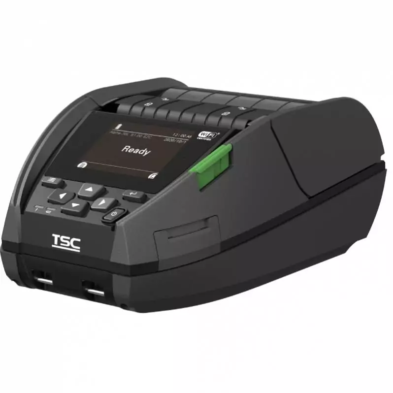 Imprimanta mobila de etichete TSC Alpha-30L, 203DPI, USB, Wi-Fi, Bluetooth, peeler