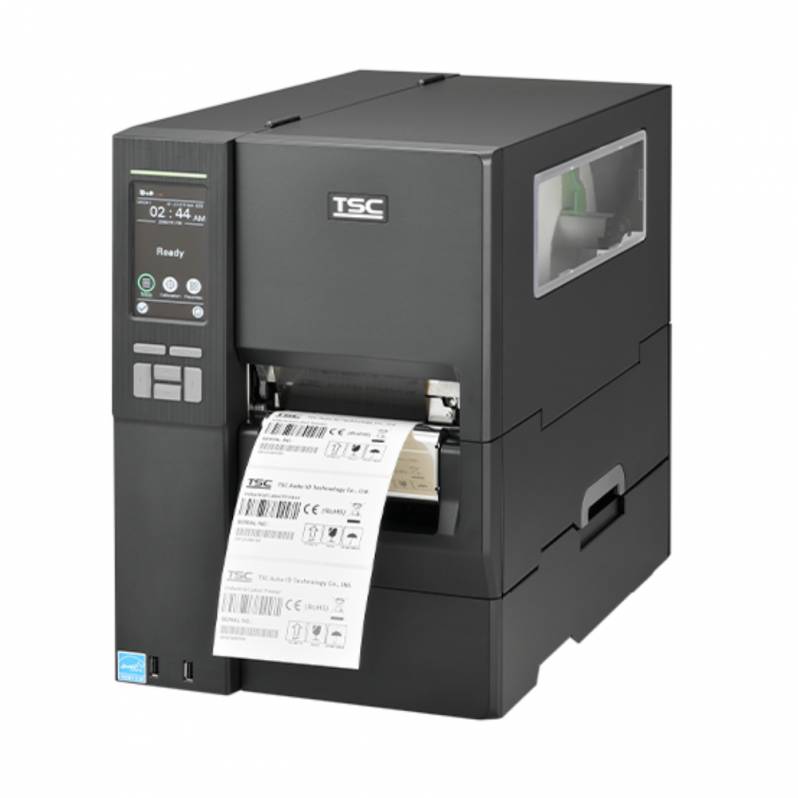 Imprimanta de etichete TSC MH241P, 203DPI, USB, RS-232, Ethernet, RTC, touchscreen, rewinder