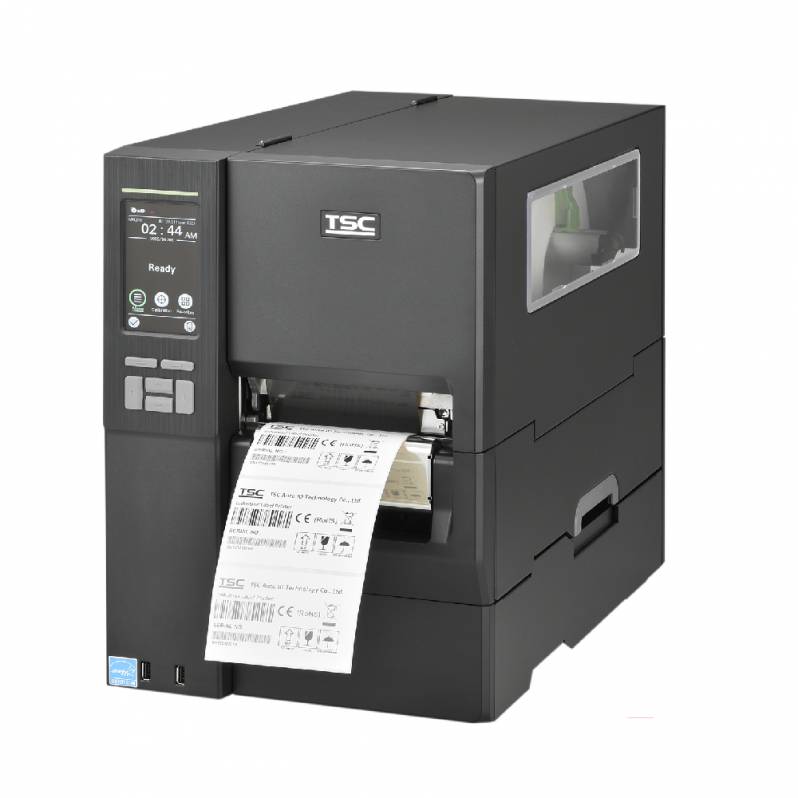 Imprimanta de etichete TSC MH341P, 300DPI, USB, RS-232, Ethernet, RTC, touchscreen, rewinder