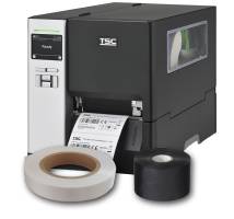 Professionelles System zum Drucken von Satin- und Polyamidtextiletiketten