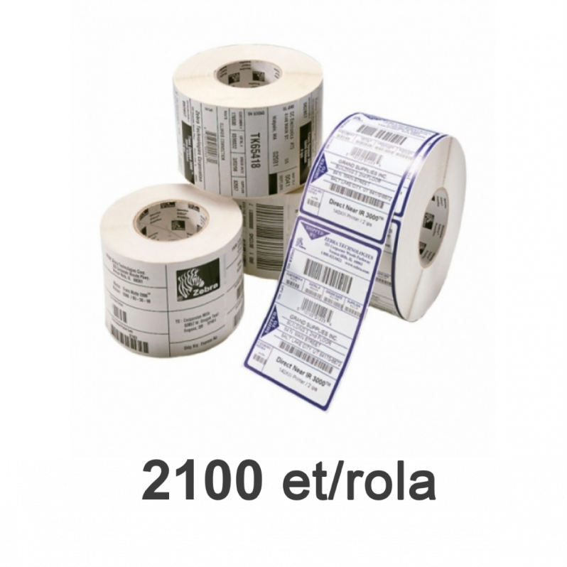 Rola etichete Zebra Z-Ultimate 3000T 70x32mm PP, 2100 et./rola