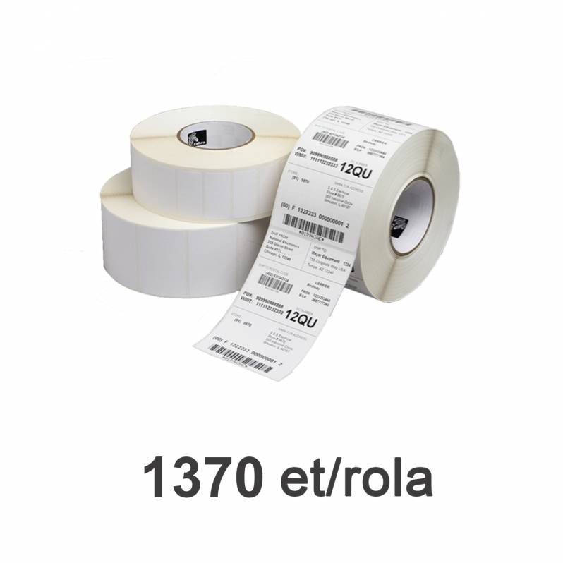 Rola etichete Zebra Z-Select 2000T 57x51mm, 1370 et./rola