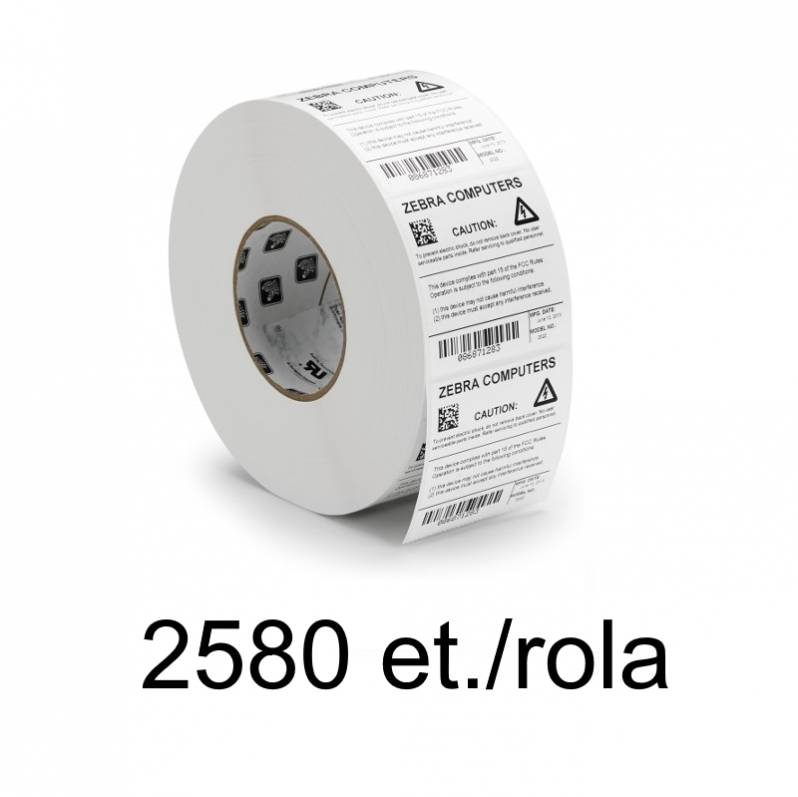 Rola etichete Zebra Z-Ultimate 3000T 51x25mm, 2580 et./rola