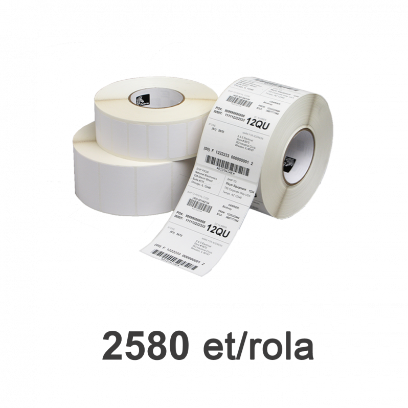 Rola etichete Zebra Z-Perform 1000T 38x25mm, 2580 et./rola