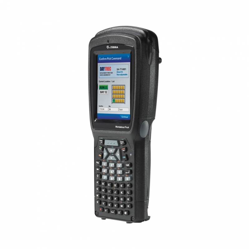 Terminal mobil Zebra WorkaboutPro 4, 2D, alfanumeric, bat. ext.