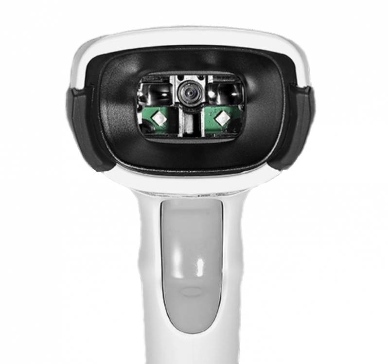 Lecteur de codes-barres Zebra DS2208, USB, support, blanc