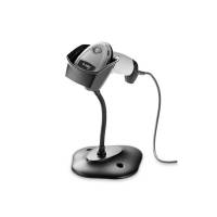 Lecteur de codes-barres Zebra DS2208, USB, support, blanc