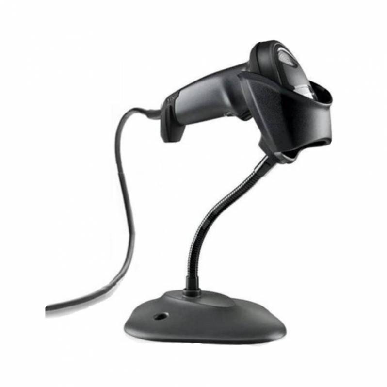 Cititor coduri de bare Zebra DS4608, 2D, HD, USB, stand, negru