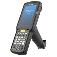 Terminal mobile Zebra MC3300X, 2D, LR, SE4850, Pistolet, 38 touches