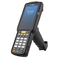 Terminal mobile Zebra MC3300X, pistolet, 1D, GMS, 29 touches