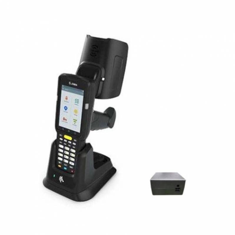 Terminal mobil Zebra MC3390XR, 2D, Extended Range, RFID, 29 taste, kit