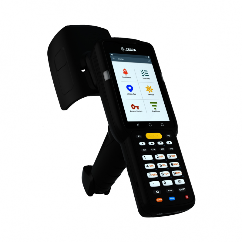 Terminal mobil Zebra MC3390XR, 2D, Extended Range, RFID, 47 taste