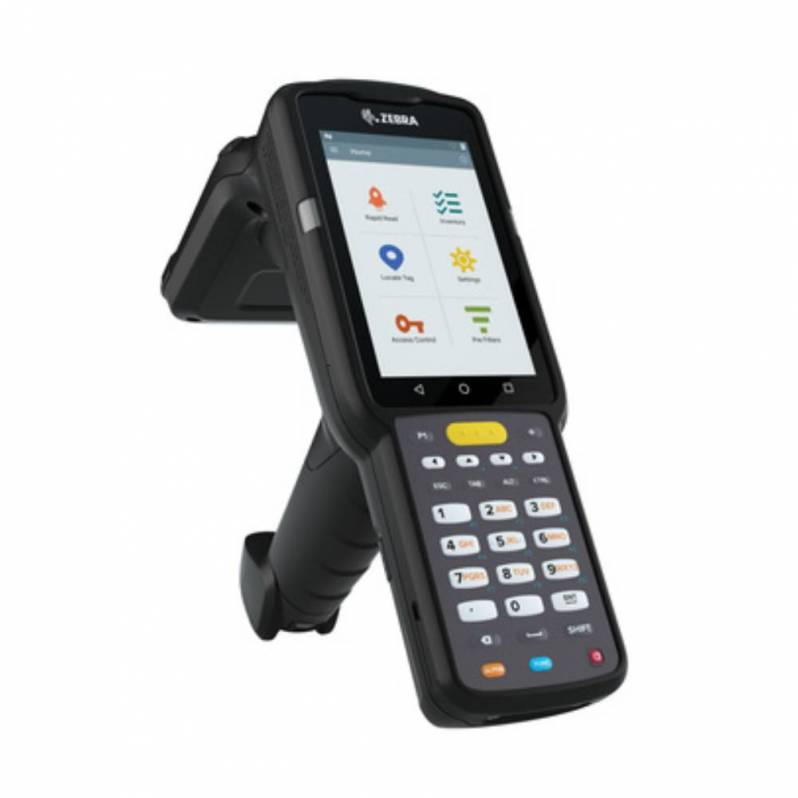 Terminal mobil Zebra MC3330XR, 2D, SR, SE4770, RFID, Gun, alfanumeric, 47 taste