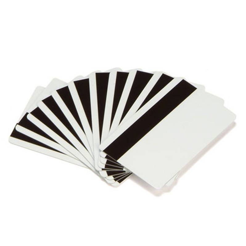 Card magnetic PVC Zebra, Lo-Co, CR80, alb, personalizare Hotel Karma