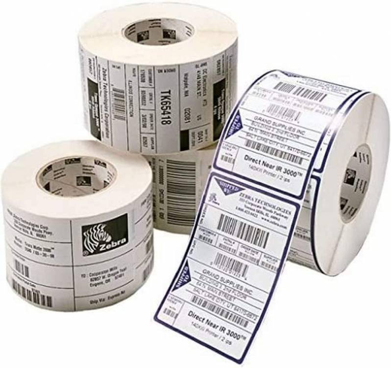 Zebra Z-Select 2000D, 12 label rolls, thermal paper, removeable, 38x25mm