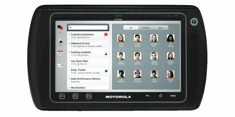 Tableta enterprise Zebra ET1, 7" Gorilla Glass, 2D, 3G (HSPA+), WLAN, Bluetooth, GPS, 3G, Android 2.3