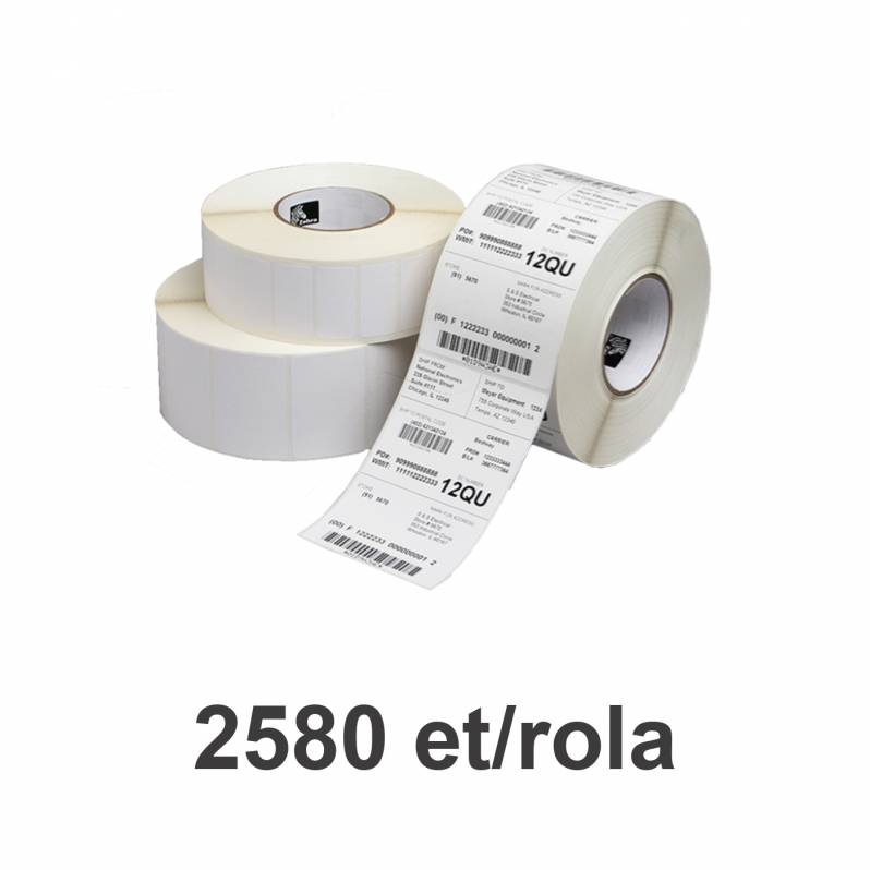 Rola etichete Zebra Z-Select 2000D 51x25mm, 2580 et./rola