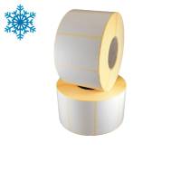 Thermoetikettenrolle ZINTA 58x43mm, für Tiefkühlprodukte, 1000 Et./Rolle