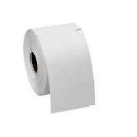 Weiße Kunststoffetikettenrolle ZINTA 80x101,6 mm, 1500 Etiketten/Rolle