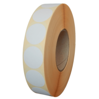 Thermoetikettenrollen ZINTA rund 34 mm, 1000 Etiketten/Rolle