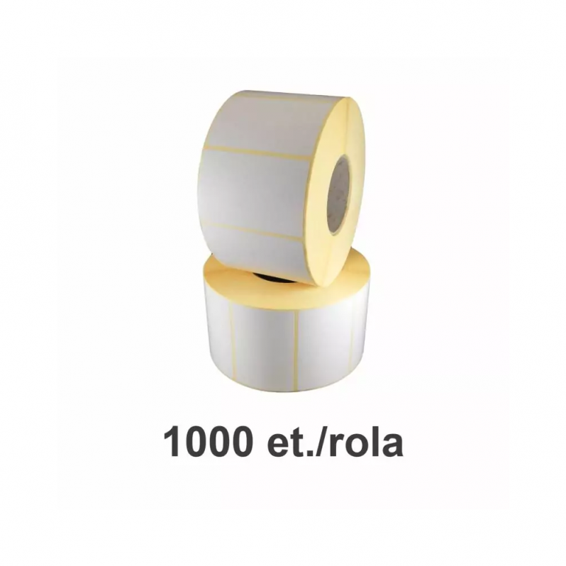 Rola etichete semilucioase ZINTA detasabile, 50x50mm, 1000 et./rola