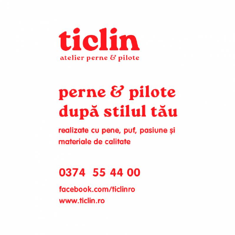 Rola hartie termica 57mm/18m, tub 12mm - Personalizare logo TICLIN