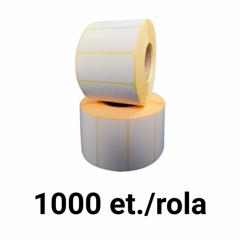 Rola etichete semilucioase ZINTA 50x25mm, 1000 et./rola