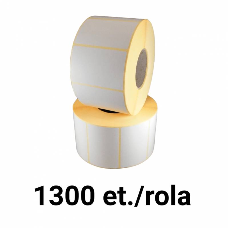 Rola etichete semilucioase ZINTA 70x52mm, 1300 et./rola