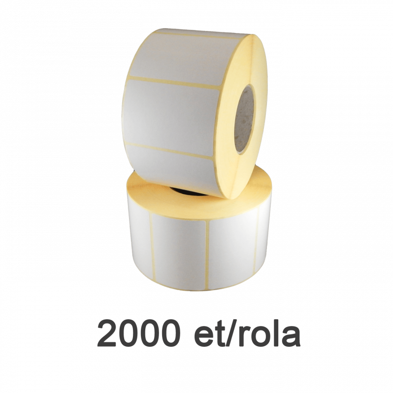 Rola etichete semilucioase ZINTA 50x20mm, 2000 et./rola