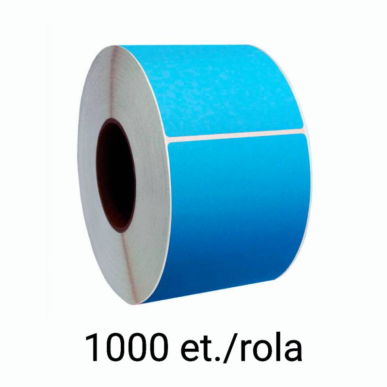 Rola etichete termice ZINTA albastre 100x150mm, 1000 et./rola