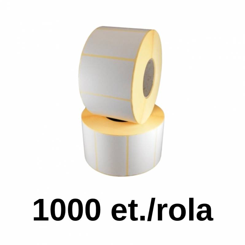 Rola etichete ecothermal ZINTA detasabile 80x40mm, 1000 et./rola