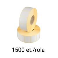 Thermoetikettenrolle ZINTA 38x25mm, 1500 Etiketten/Rolle