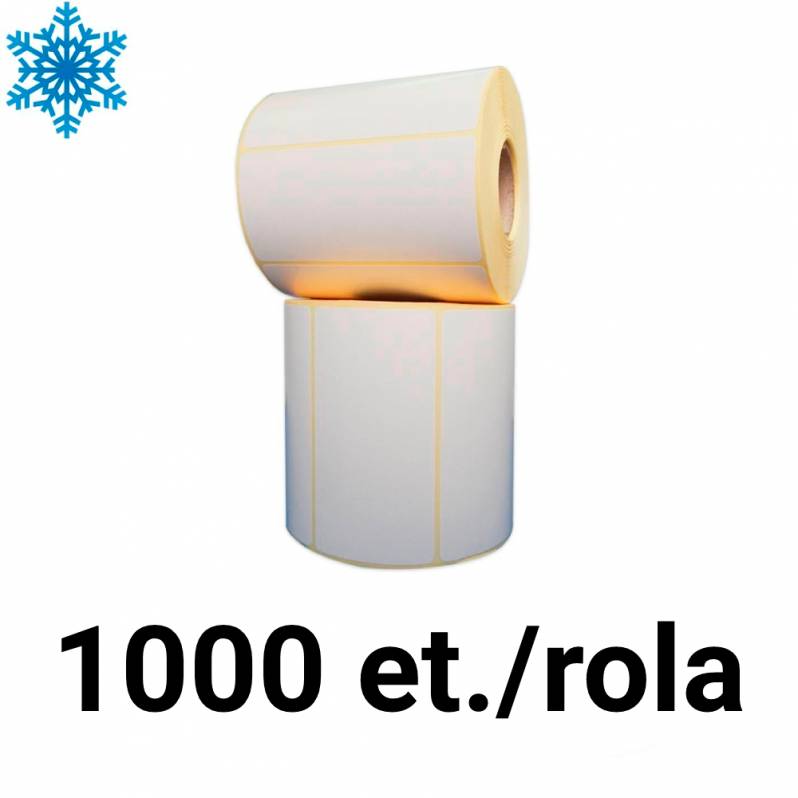 Rola etichete semilucioase ZINTA 70x159mm, pentru congelate, 1000 et./rola