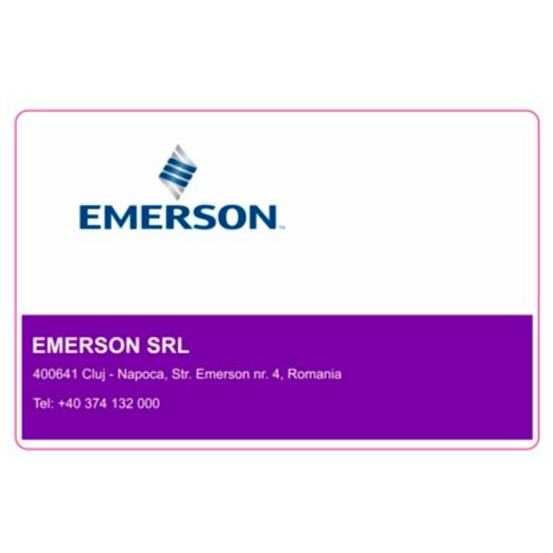 Rola etichete ecothermal ZINTA detasabile 85x55mm, 800 et./rola, personalizare Emerson