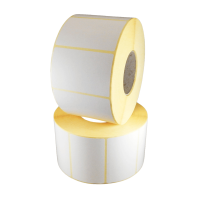 Thermoetikettenrolle ZINTA 50x40mm, abziehbarer Kleber, 1000 Etiketten/Rolle